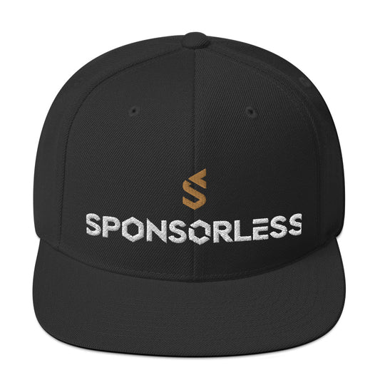 Sponsorless Flatbill Snapback Hat